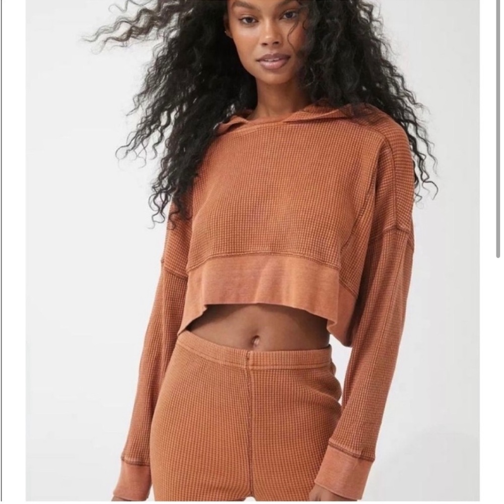 Urban outfitters waffle hoodie